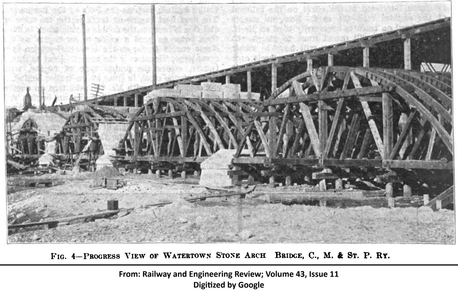Construction of bridge